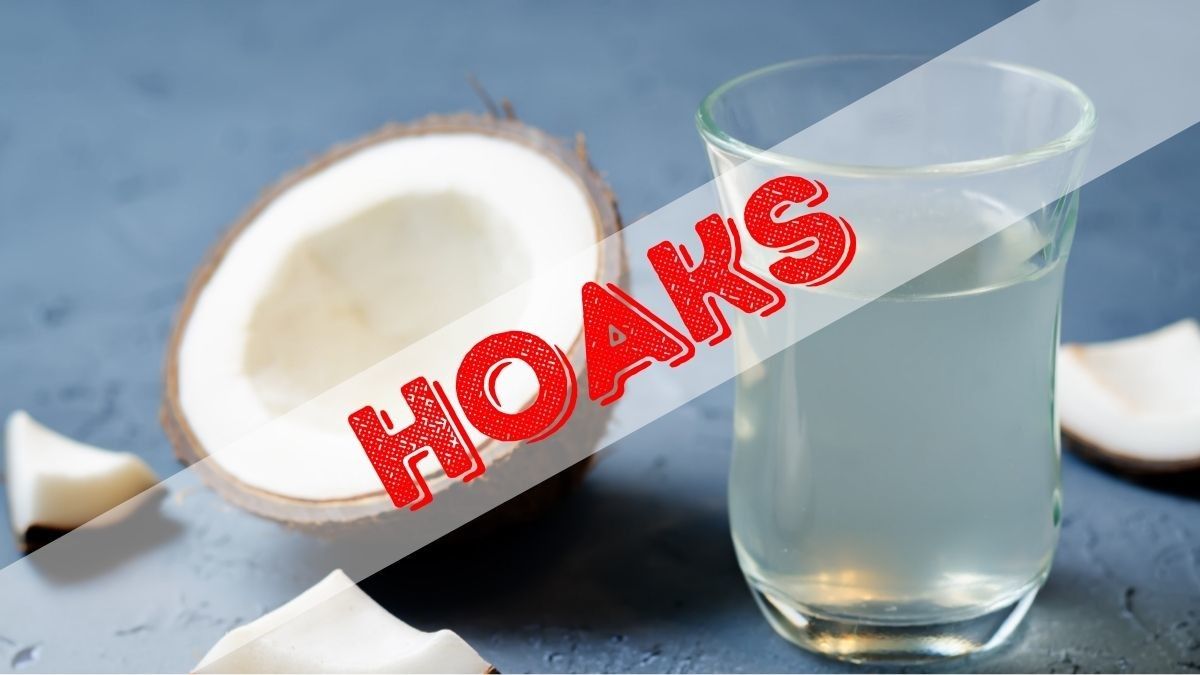 Medfact: Air Kelapa Dicampur Garam Bisa Obati COVID-19?