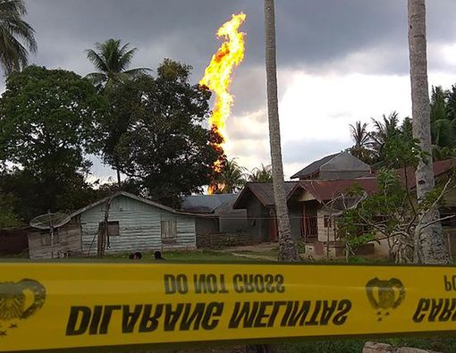 Kebakaran Sumur Minyak di Peureulak Aceh, Telan Korban