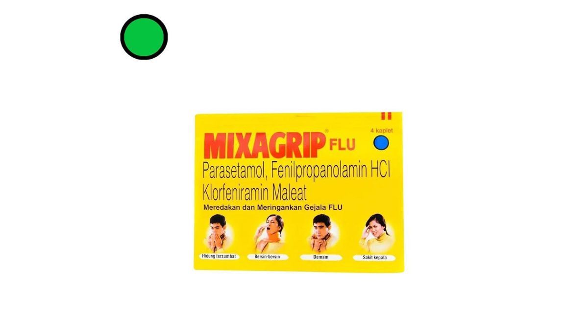 Mixagrip Flu dan Batuk 4 Kaplet
