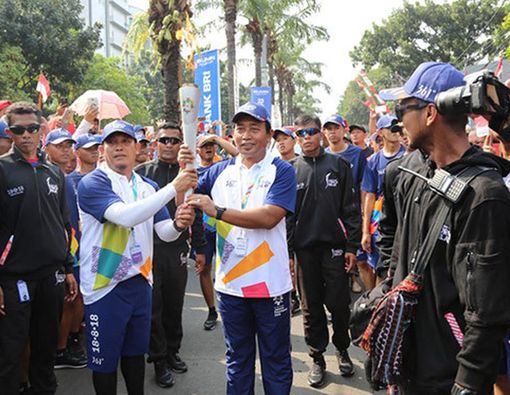 Kram Otot Saat Ikut Kirab Obor Asian Games, Ini Solusinya
