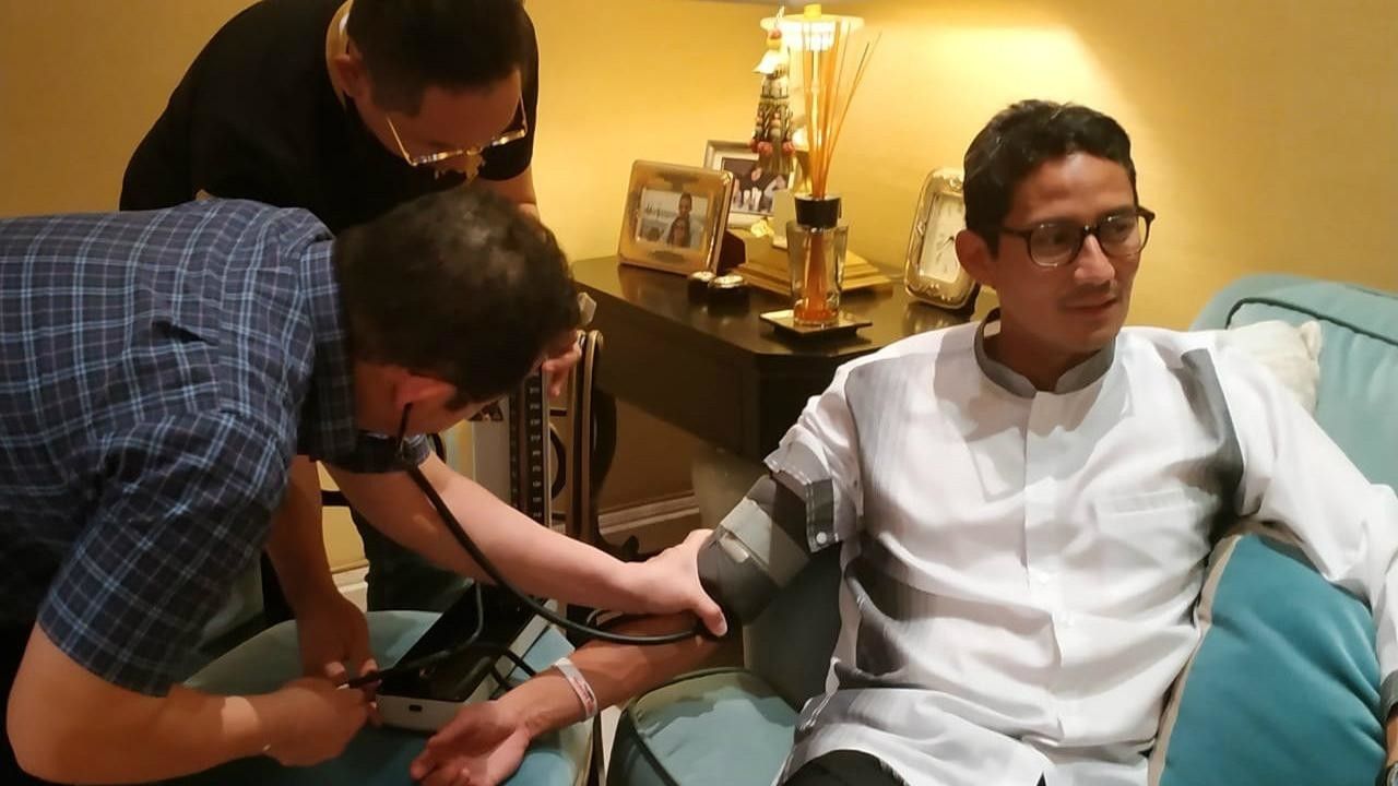 Sandiaga Uno Sempat Kena Gangguan Lambung dan Radang Tenggorokan