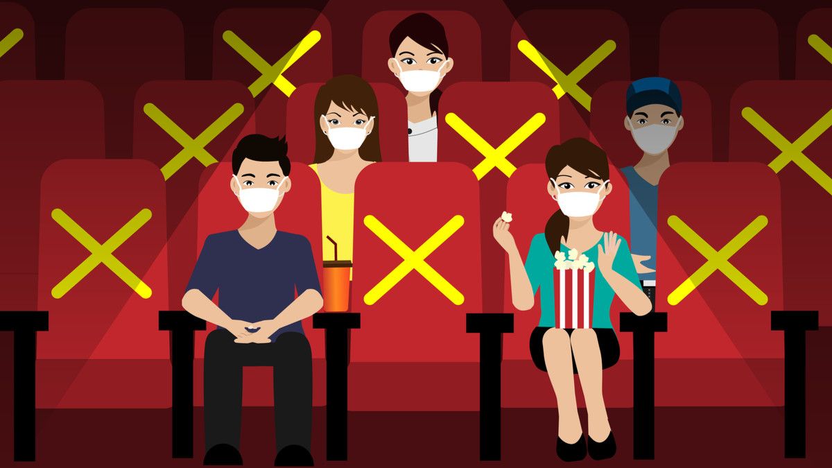 Kembali Dibuka Akhir Juli, Ini Aturan Nonton Bioskop saat New Normal