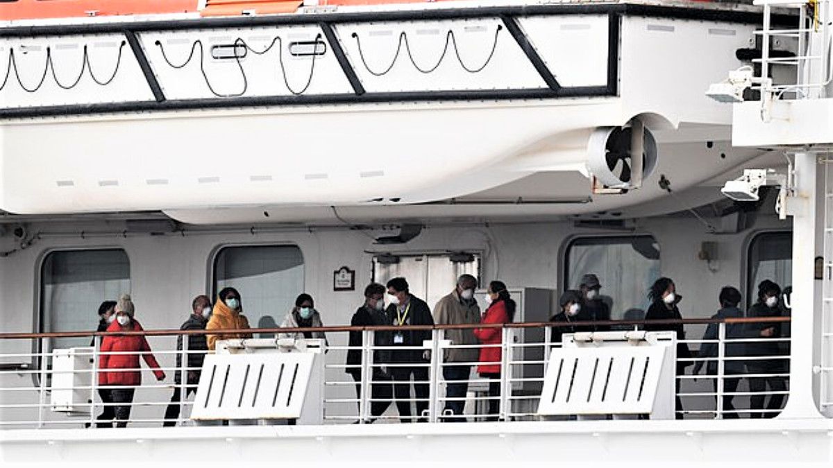 Kenapa Penyebaran Coronavirus di Kapal yang Dikarantina Makin Tinggi?