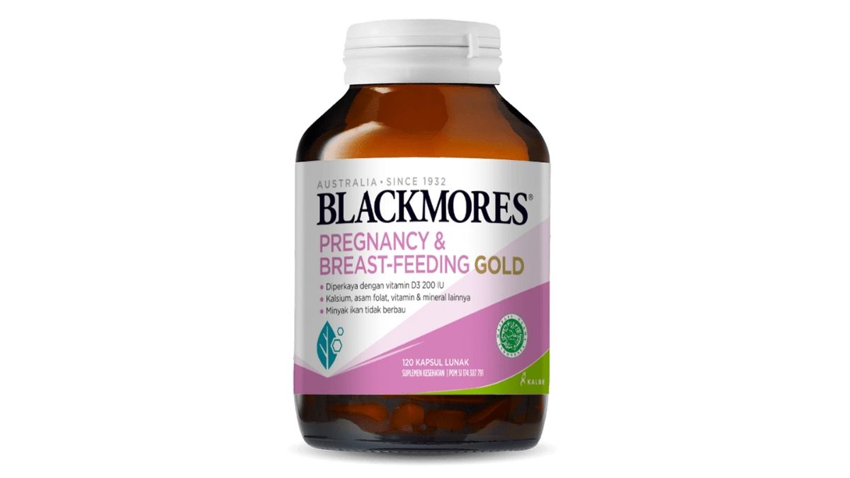 Blackmores Pregnancy Breast Feed Gold Kapsul Lunak