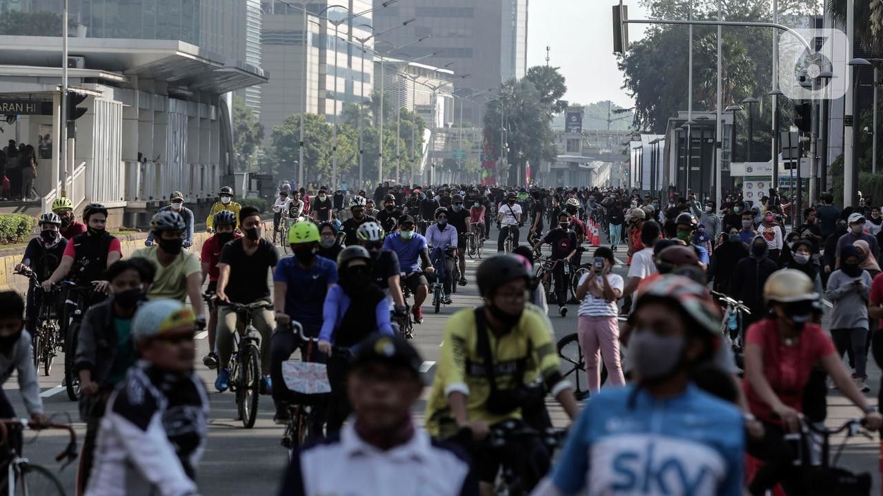Car Free Day Jakarta Dibuka, Awas Masyarakat Bablas Physical Distancing!