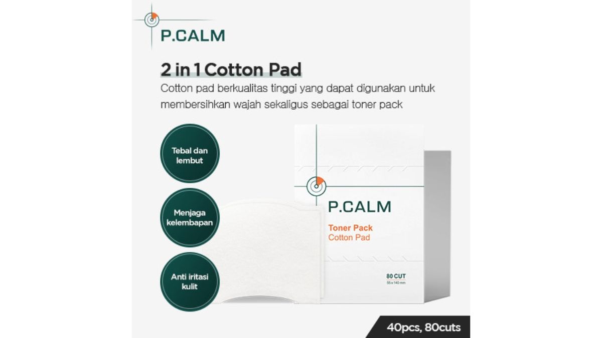 P.CALM Toner Pack Cotton Pad