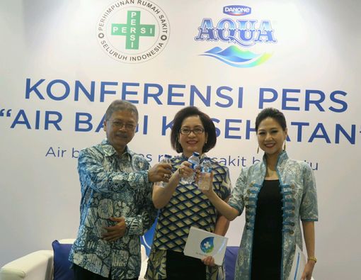 PERSI dan Danone Berkolaborasi Sediakan Air Bersih di Rumah Sakit