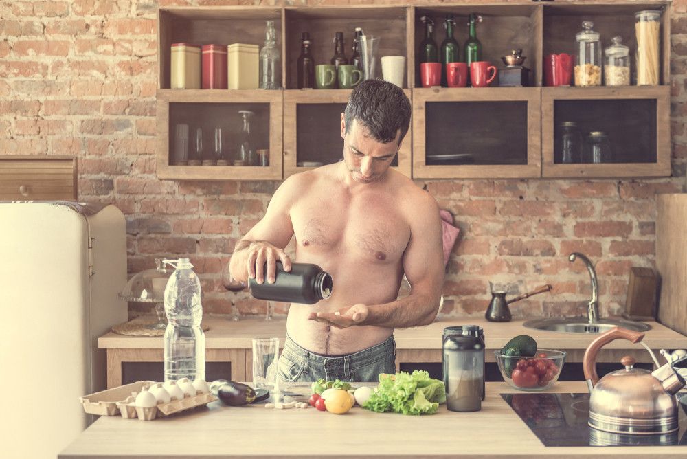Untuk Membentuk Otot, Pilih Makanan Sehat atau Suplemen?