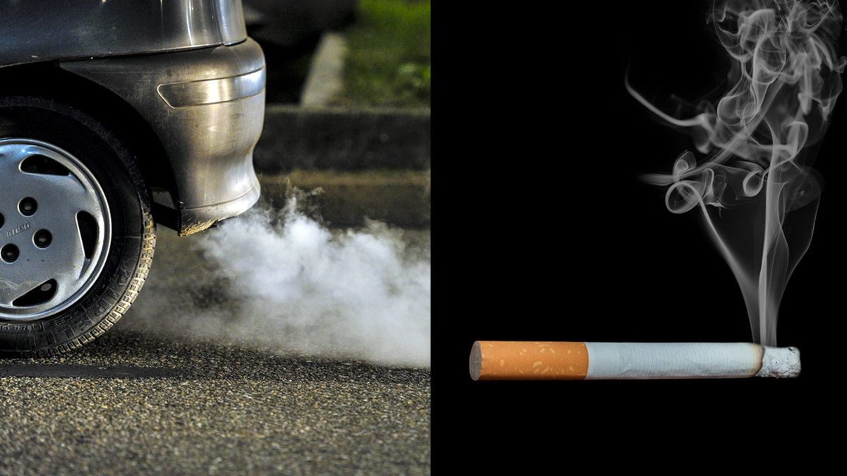 Mana Lebih Berbahaya, Asap Kendaraan atau Asap Rokok?
