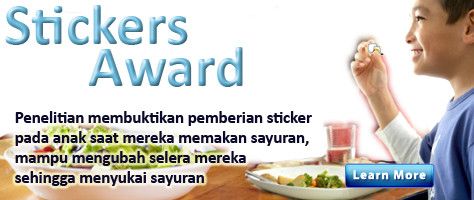 Sticker Membantu Anak Makan Sehat