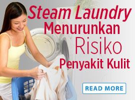 Steam Laundry Menurunkan Risiko Penyakit Kulit
