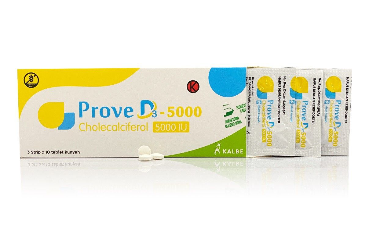 Prove D3 5000 - Manfaat, Dosis, dan Efek Samping